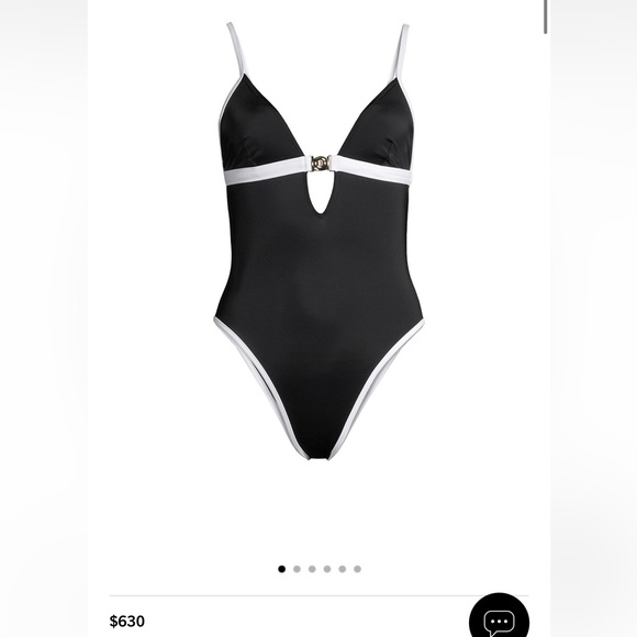 BALMAIN***One-Piece Black BALMAIN Swim***F36;US 4 $630 - Picture 7 of 10